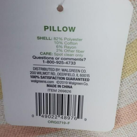 Garden Party Pastel Striped Throw Pillows - Picture 4 of 6